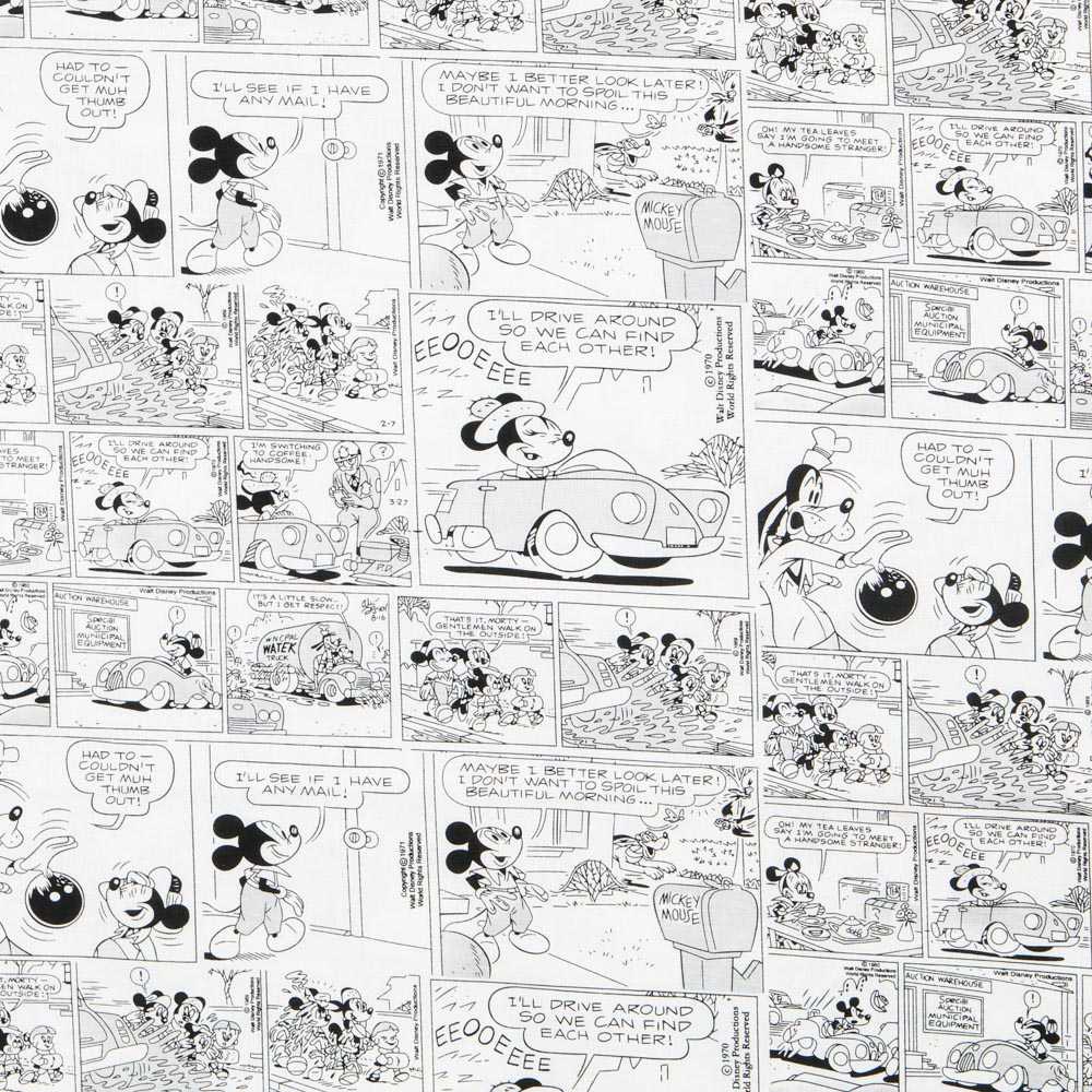 Popeline Coton Mickey Mouse - Ribes y Casals