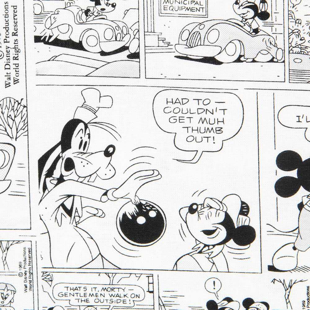 Popeline Coton Mickey Mouse - Ribes y Casals