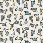 Popeline Coton Scooter - Ribes y Casals