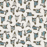 Popeline Coton Scooter - Ribes y Casals