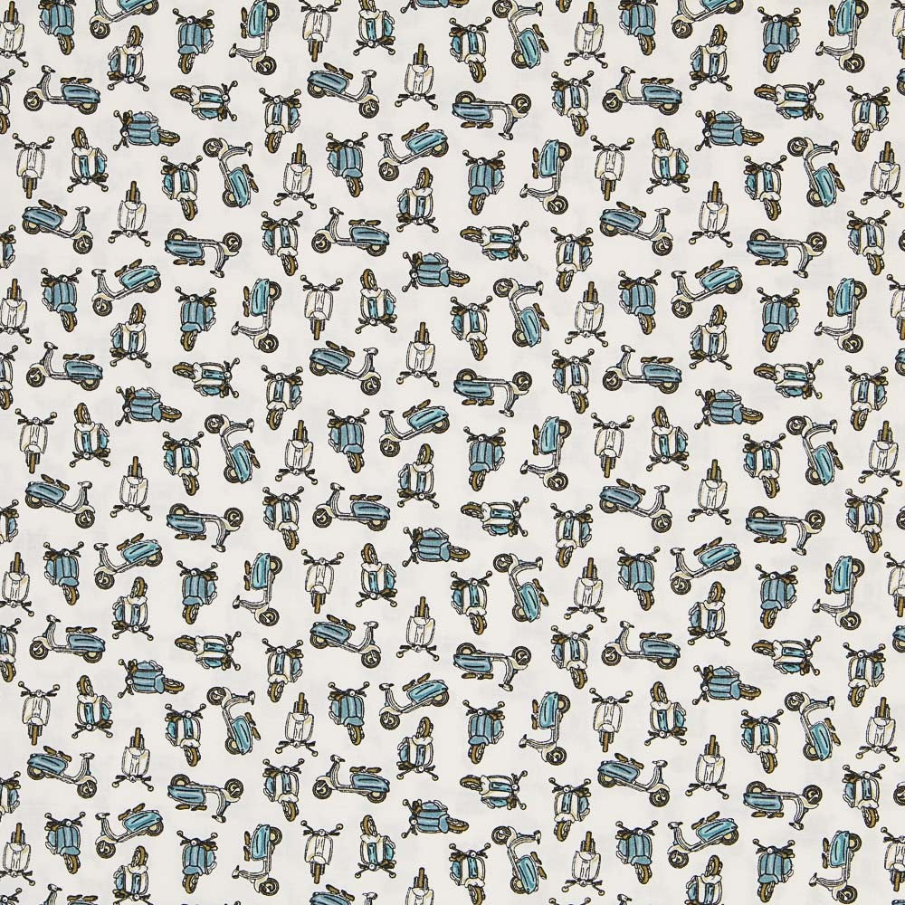 Popeline Coton Scooter - Ribes y Casals