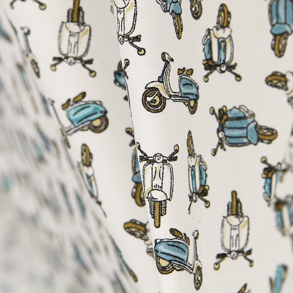 Popeline Coton Scooter - Ribes y Casals