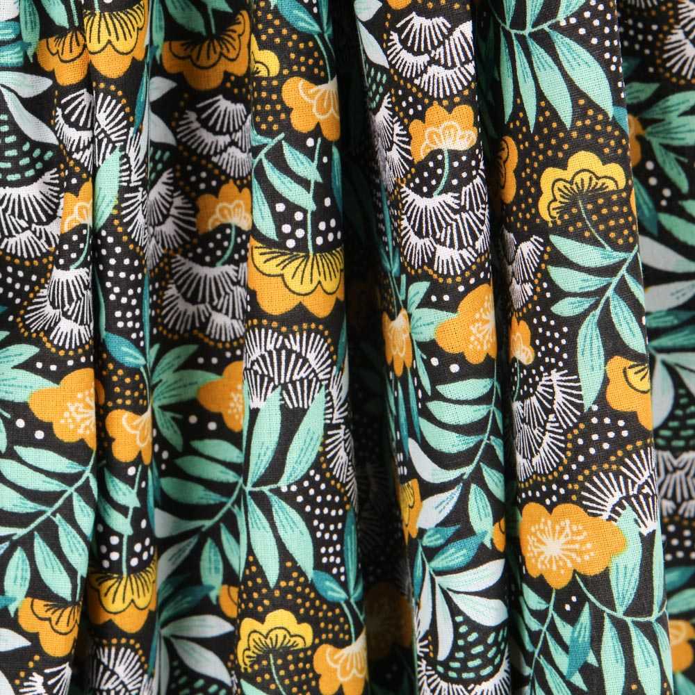 Popeline Coton Nagoya Ocre - Ribes y Casals