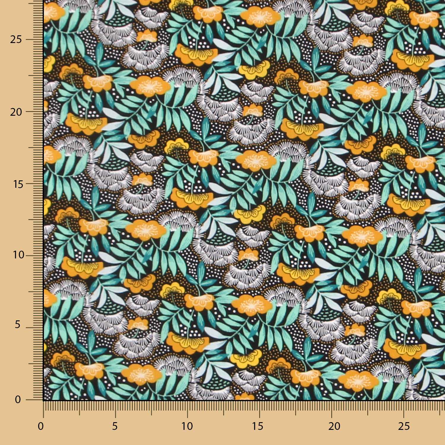 Popeline Coton Nagoya Ocre - Ribes y Casals