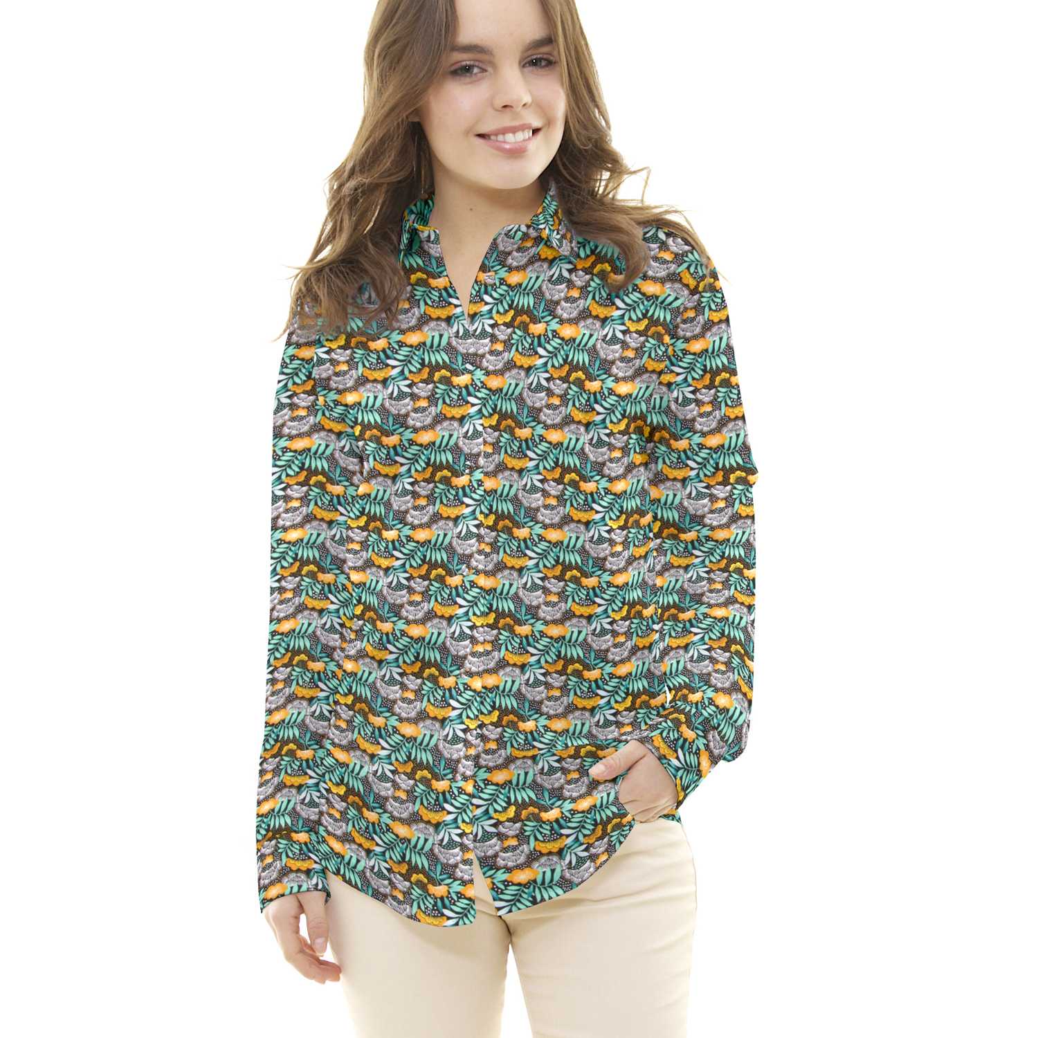 Popeline Coton Nagoya Ocre - Ribes y Casals