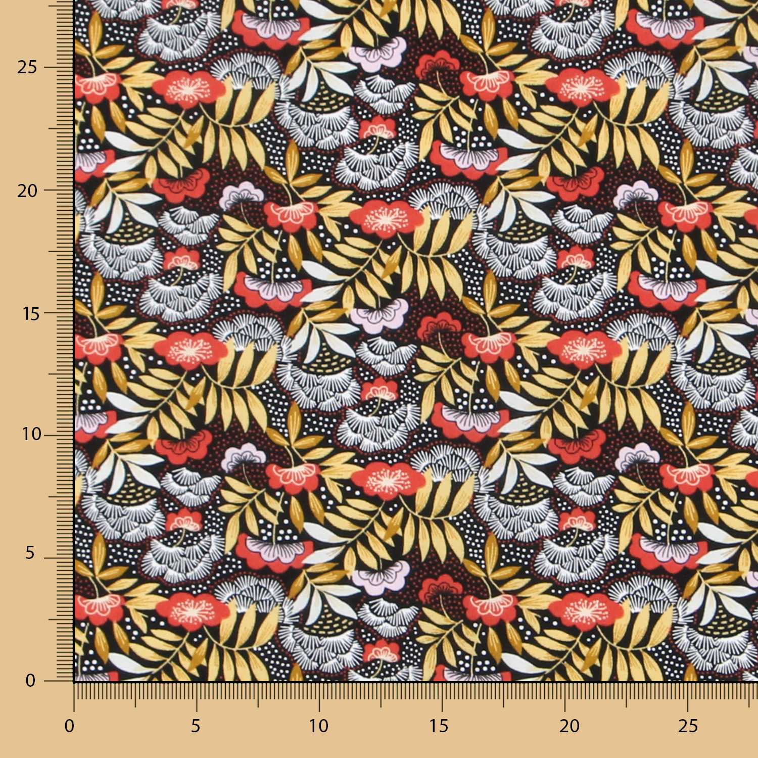 Popeline Coton Nagoya Rouge - Ribes y Casals