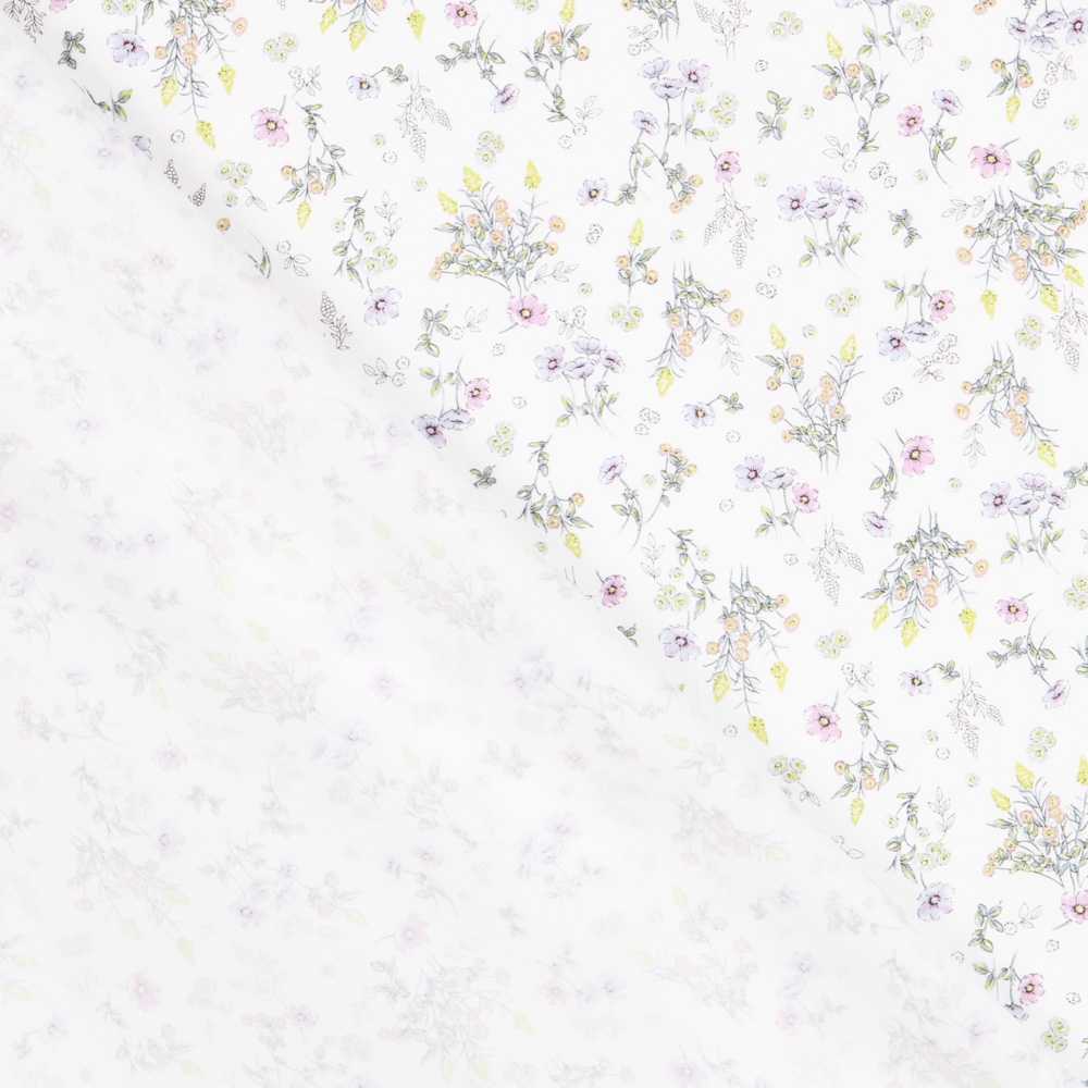 Popeline Coton Bio Bouquet - Ribes y Casals