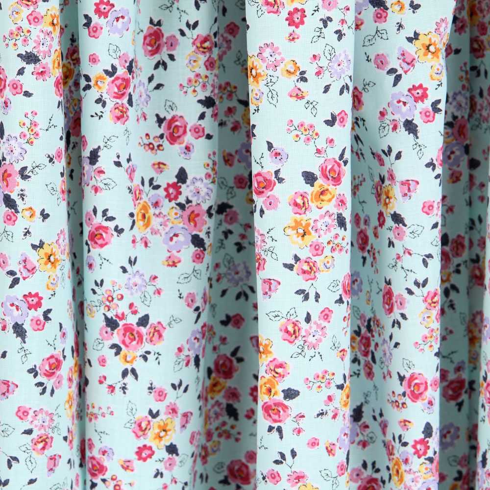 Popeline Coton Bio Crétonne Bleu - Ribes y Casals