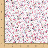 Popeline Coton Bio Crétonne Rose - Ribes y Casals