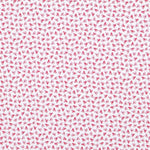 Popeline Coton Bio Pétales Rose - Ribes y Casals