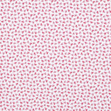 Popeline Coton Bio Pétales Rose - Ribes y Casals