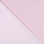 Popeline Coton Bio Pétales Rose - Ribes y Casals