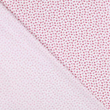 Popeline Coton Bio Pétales Rose - Ribes y Casals