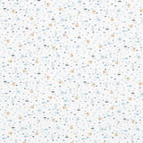 Popeline Coton Bio Mer Bleu - Ribes y Casals