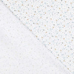 Popeline Coton Bio Mer Bleu - Ribes y Casals