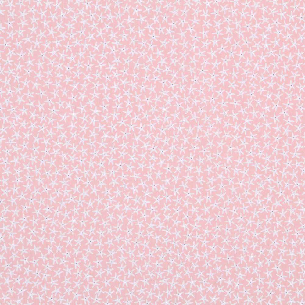 Popeline Coton Etoiles Bio Saumon - Ribes y Casals