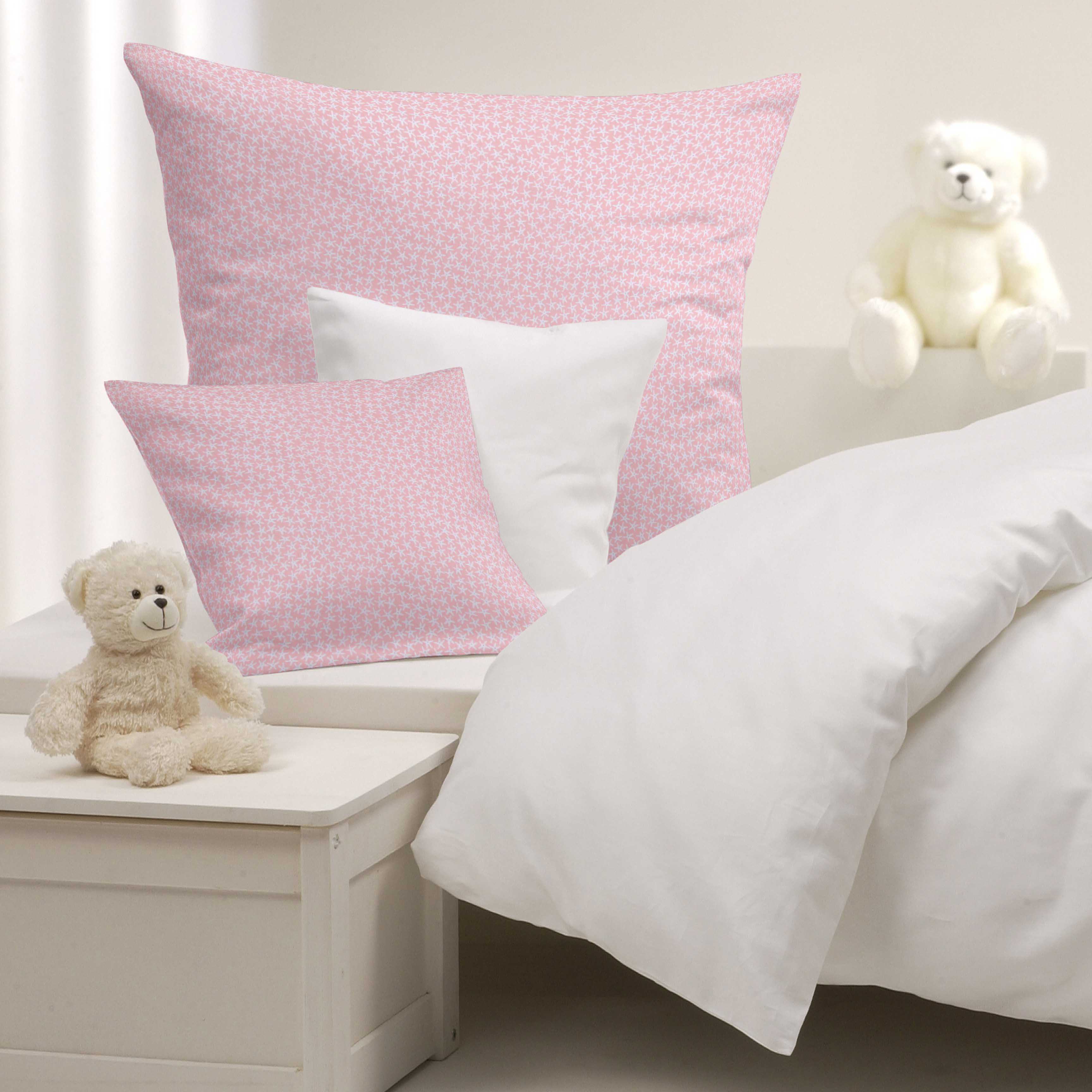 Popeline Coton Etoiles Bio Saumon - Ribes y Casals