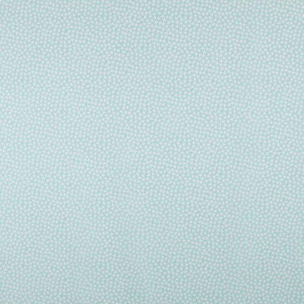 Popeline Coton Organic Stars Vert - Ribes y Casals