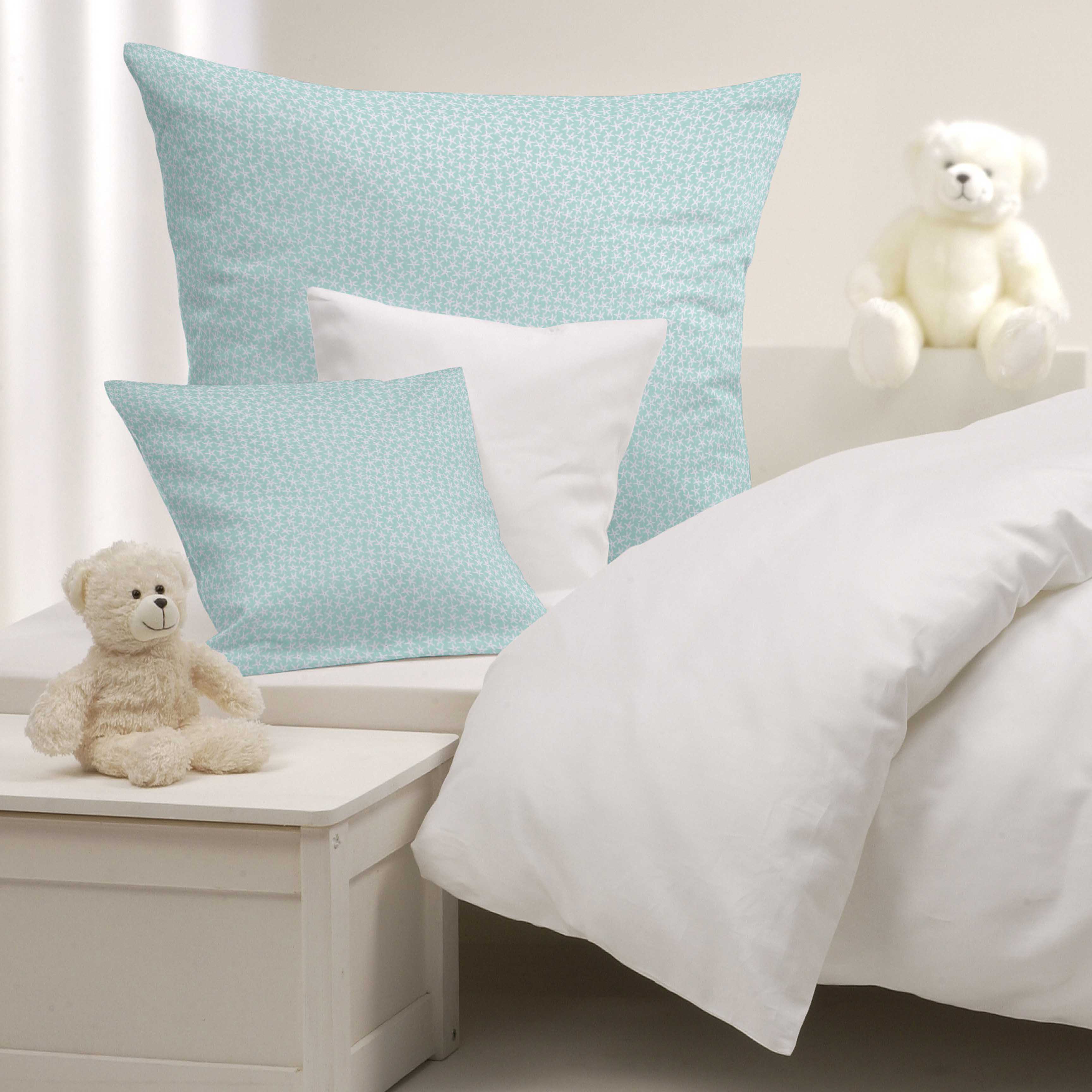 Popeline Coton Organic Stars Vert - Ribes y Casals