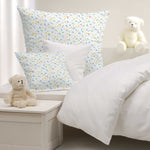 Popeline Coton Bio Zoo Blue - Ribes y Casals