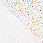 Popeline Coton Bio Rouge Zoo - Ribes y Casals