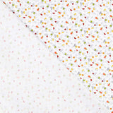 Popeline Coton Bio Rouge Zoo - Ribes y Casals