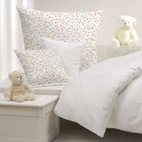 Popeline Coton Bio Rouge Zoo - Ribes y Casals