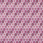 Popeline Coton Plumes Violettes - Ribes y Casals