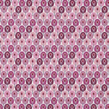 Popeline Coton Plumes Violettes - Ribes y Casals