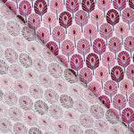 Popeline Coton Plumes Violettes - Ribes y Casals