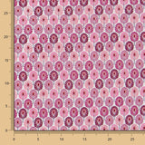 Popeline Coton Plumes Violettes - Ribes y Casals