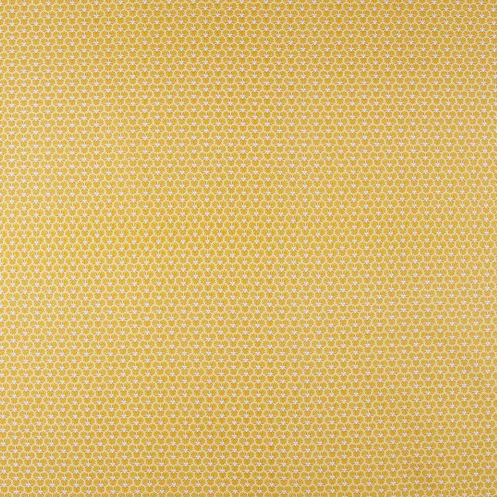 Popeline Coton Puzzle Jaune - Ribes y Casals