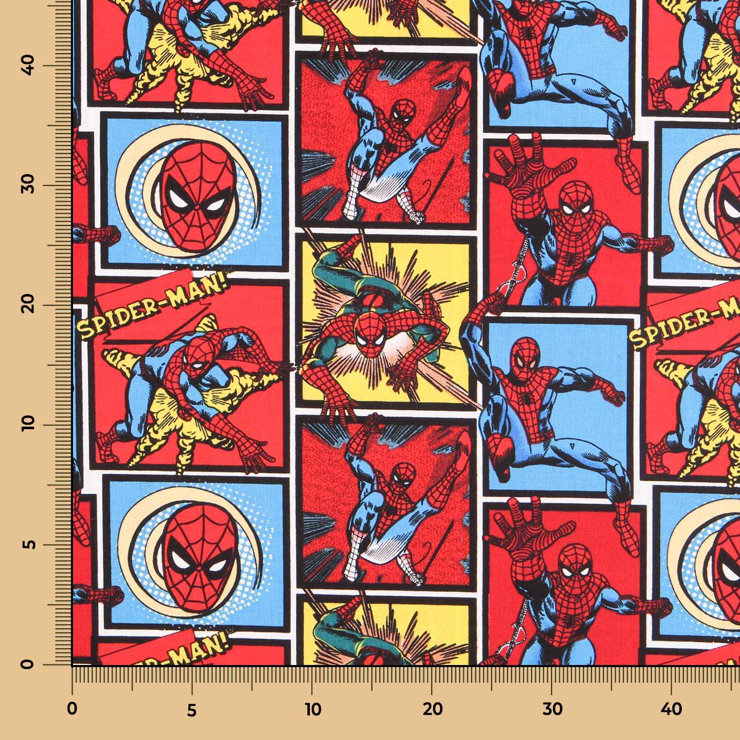 Popeline Coton Spiderman - Ribes y Casals