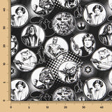 Popeline Coton Star Wars Noir - Ribes y Casals