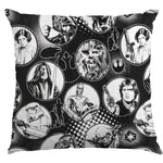 Popeline Coton Star Wars Noir - Ribes y Casals