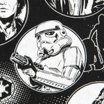 Popeline Coton Star Wars Noir - Ribes y Casals