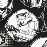 Popeline Coton Star Wars Noir - Ribes y Casals