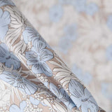 Popeline Coton Bleu Tropical - Ribes y Casals