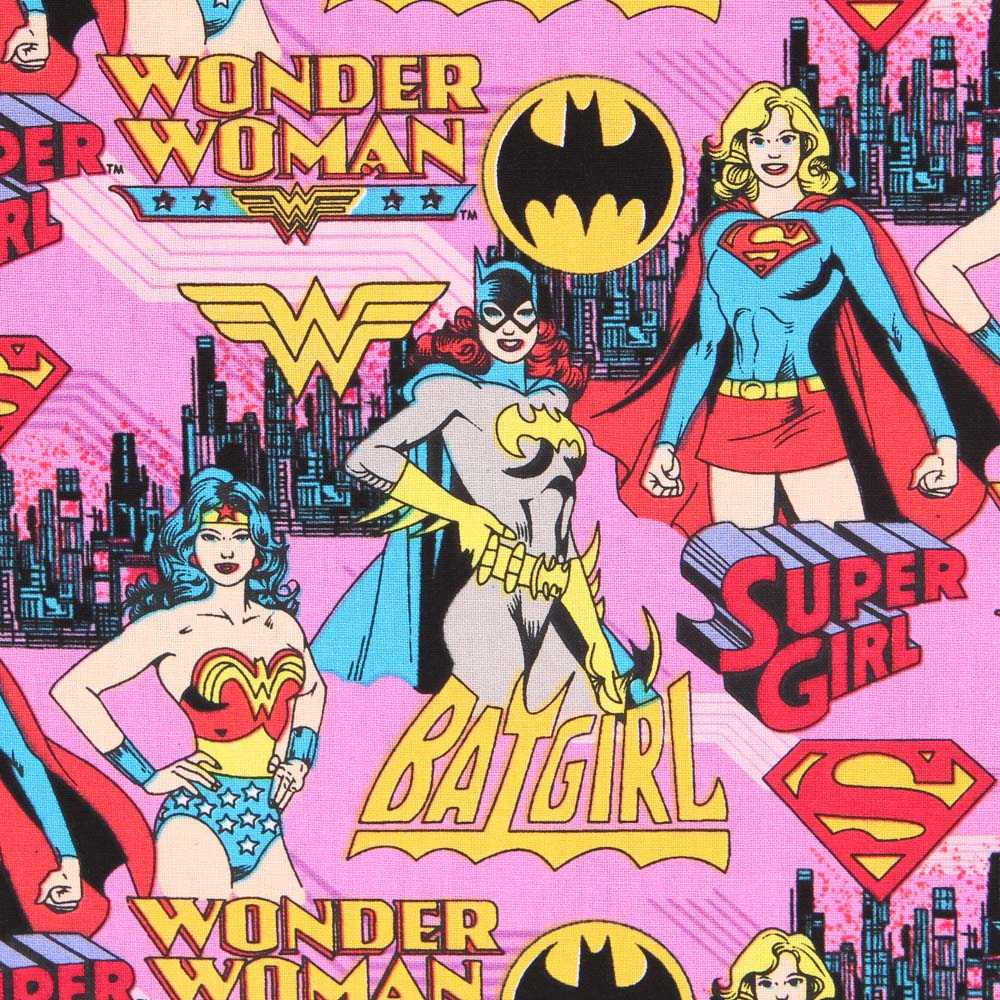 Popeline Cotton Wonder Women - Ribes y Casals