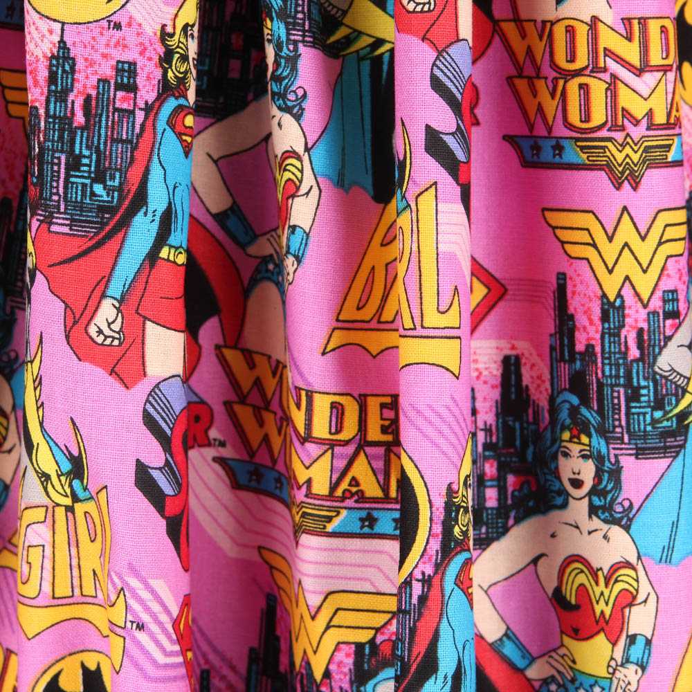 Popeline Cotton Wonder Women - Ribes y Casals