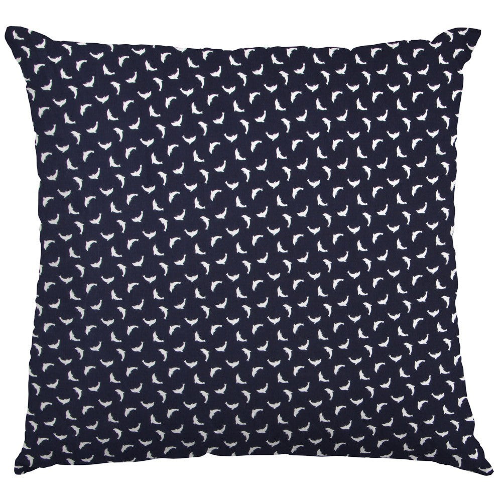 Popeline Dauphins Bleu Marine - Ribes y Casals