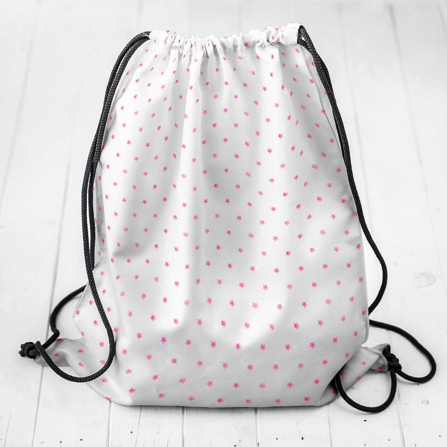 Popeline Étoiles Rose 1cm - Ribes y Casals