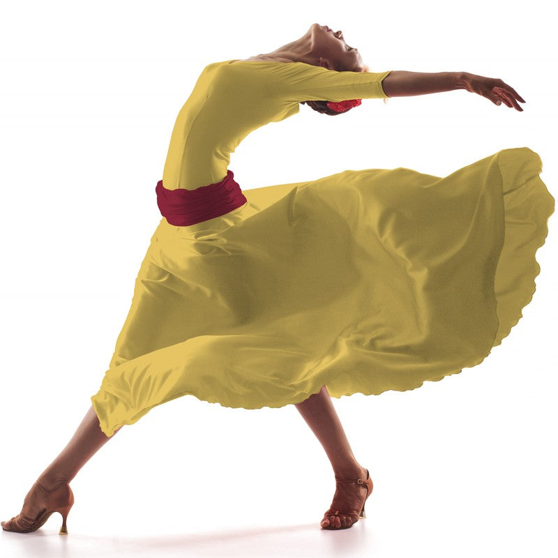 Popeline Flamenca  Jaune Pâle - Ribes y Casals