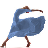 Popeline Flamenca  Bleu Océan - Ribes y Casals