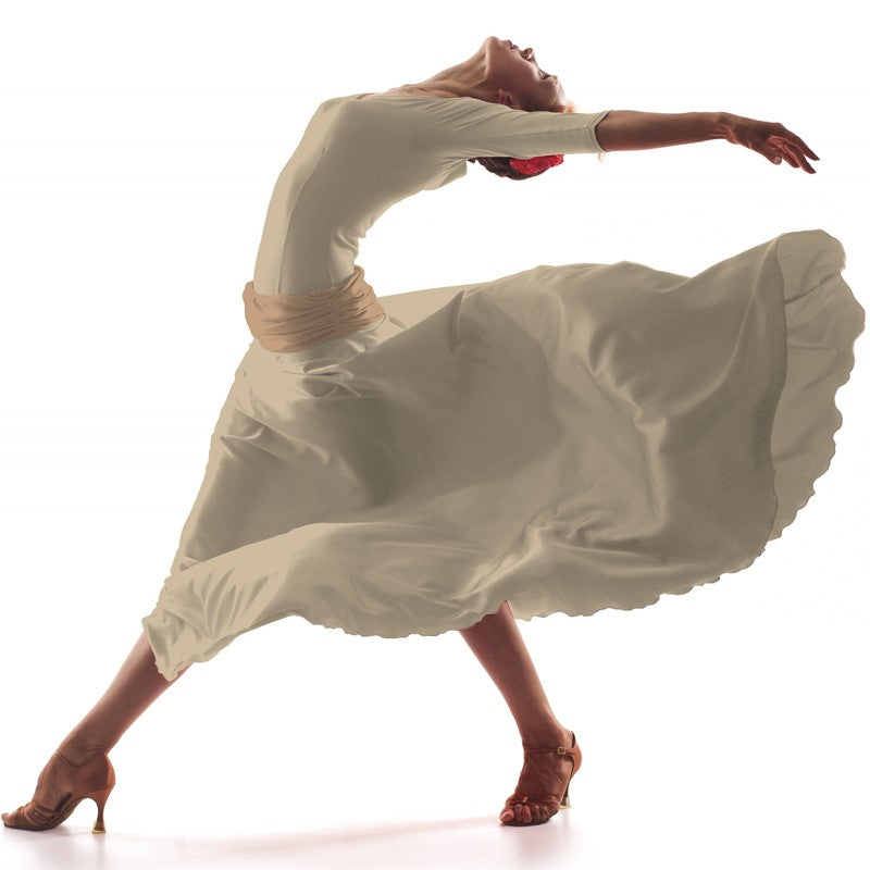 Popeline Flamenca  Crème - Ribes y Casals