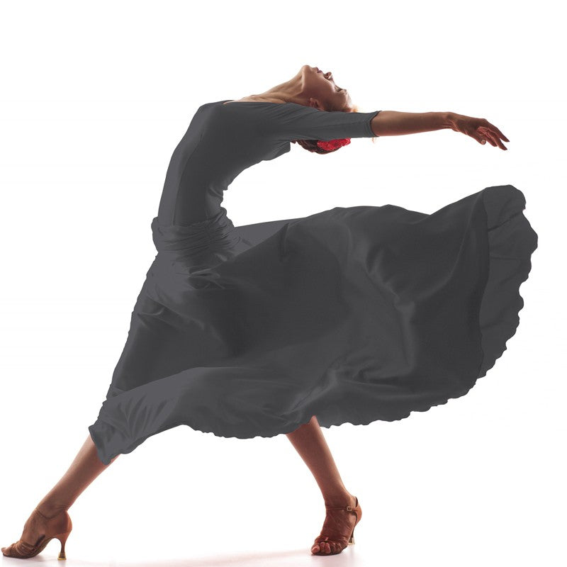 Popeline Flamenca  Gris - Ribes y Casals