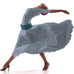 Popeline Flamenca  Gris Perle - Ribes y Casals