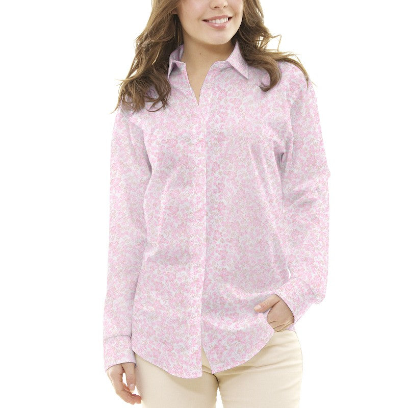 Popeline Fleur Peasly Rose - Ribes y Casals