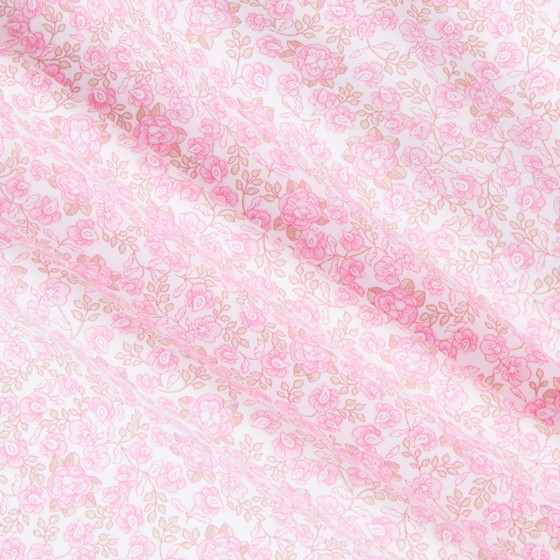 Popeline Fleur Peasly Rose - Ribes y Casals