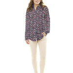 Popeline Florale Crétonne Purple - Ribes y Casals